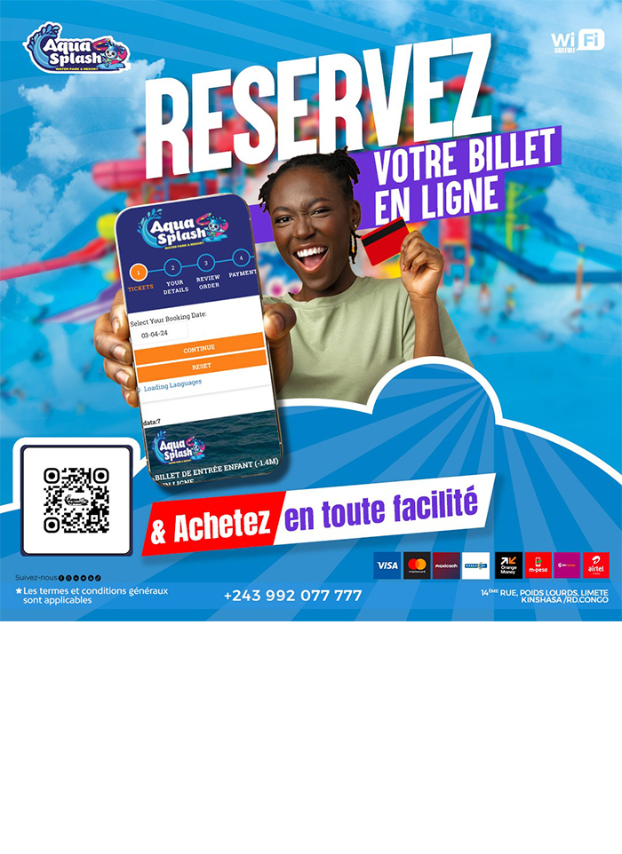 AQUA SPLASH– Kinshasa – RD Congo – MonCongo