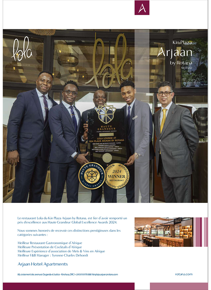 Kin Plaza Arjaan By Rotana - Kinshasa - RD Congo  – MonCongo