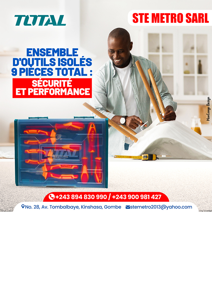 STE Metro Sarl - outils et accessoires de construction - Kinshasa - RD Congo - MonCongo