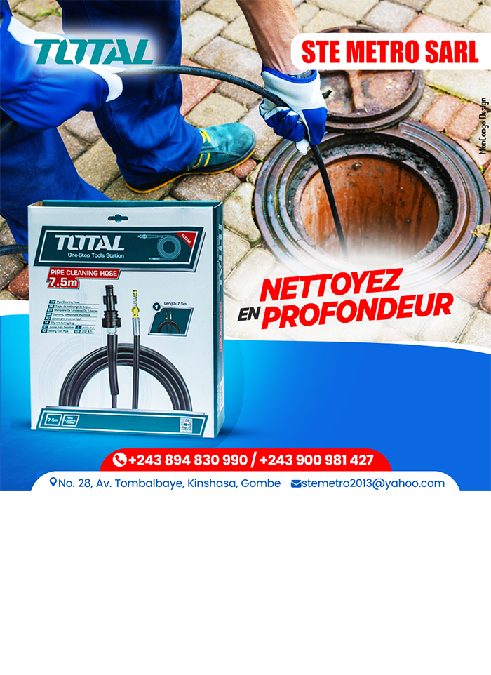 STE Metro Sarl - outils et accessoires de construction - Kinshasa - RD Congo – MonCongo