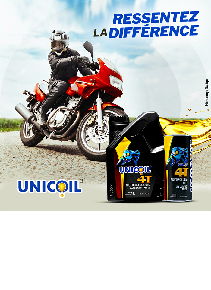 Unicoil Kinshasa Lubrifiants Lubricants Engine Oil RDC