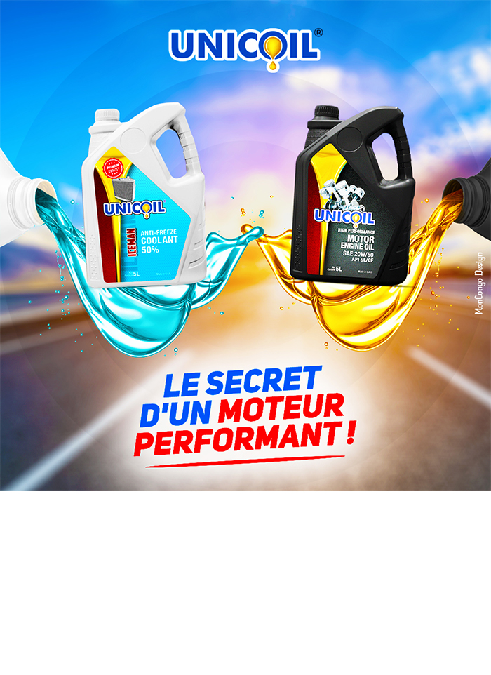 Unicoil Kinshasa Lubrifiants Lubricants Engine Oil RDC