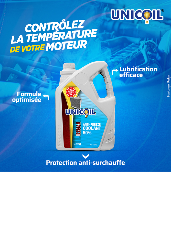 Unicoil Kinshasa Lubrifiants Lubricants Engine Oil RDC