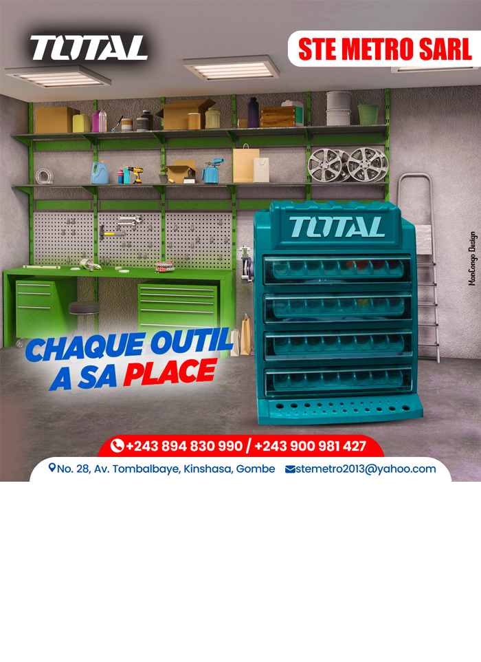 STE Metro Sarl - outils et accessoires de construction - Kinshasa - RD Congo - MonCongo