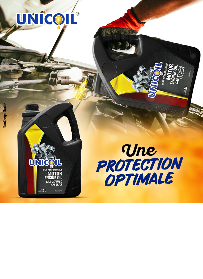 Unicoil Kinshasa Lubrifiants Lubricants Engine Oil RDC